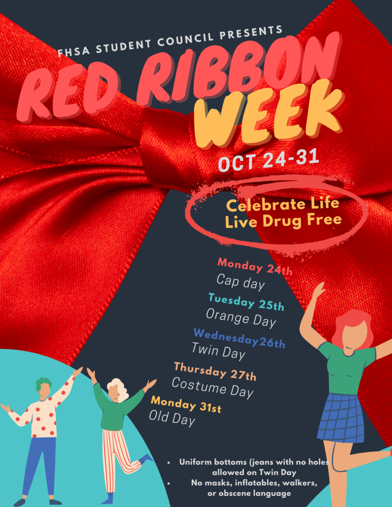 Red Ribbon Dress Up Days!