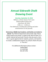 Annual Sidewalk Chalk Drawing Event