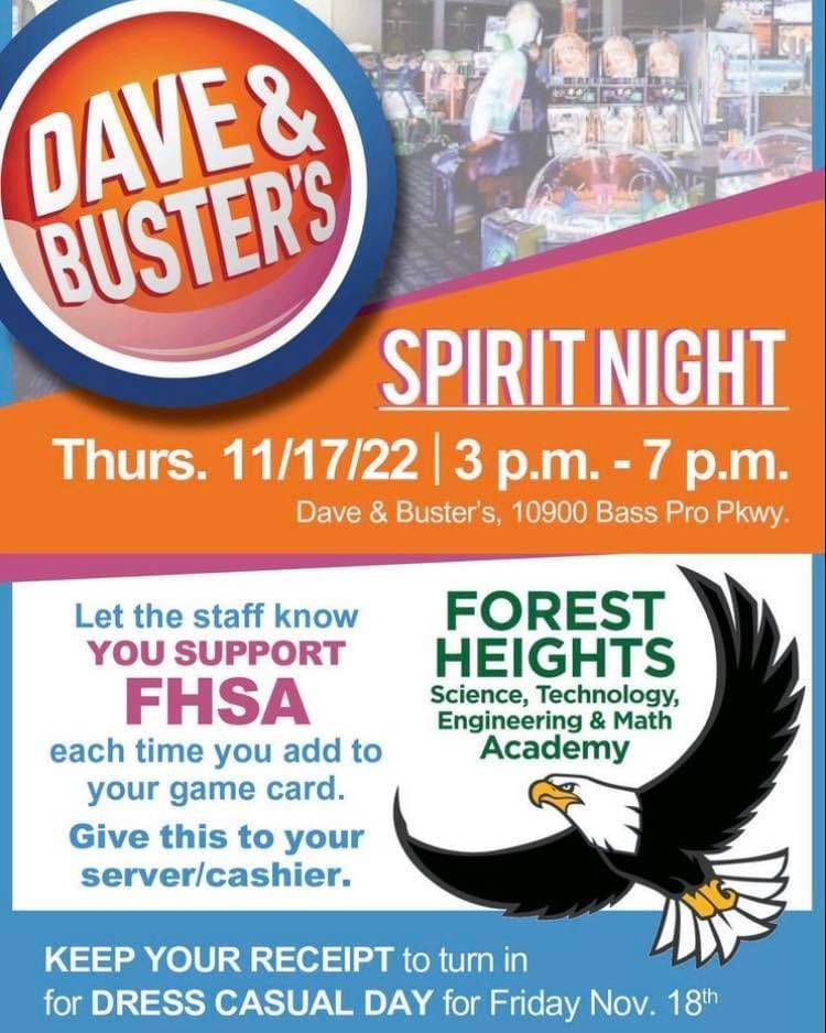 dave and busters flyer
